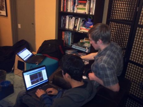 A picture of my team from my first Global Game Jam. 